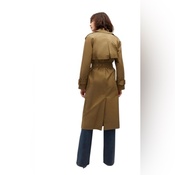 Veronica Beard Moss Double-Breasted Trench Coat - Picture 2 of 3